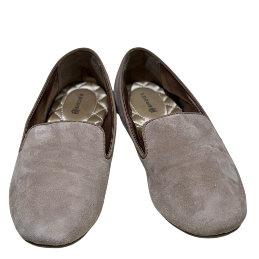 Birdies Tan Suede Loafers